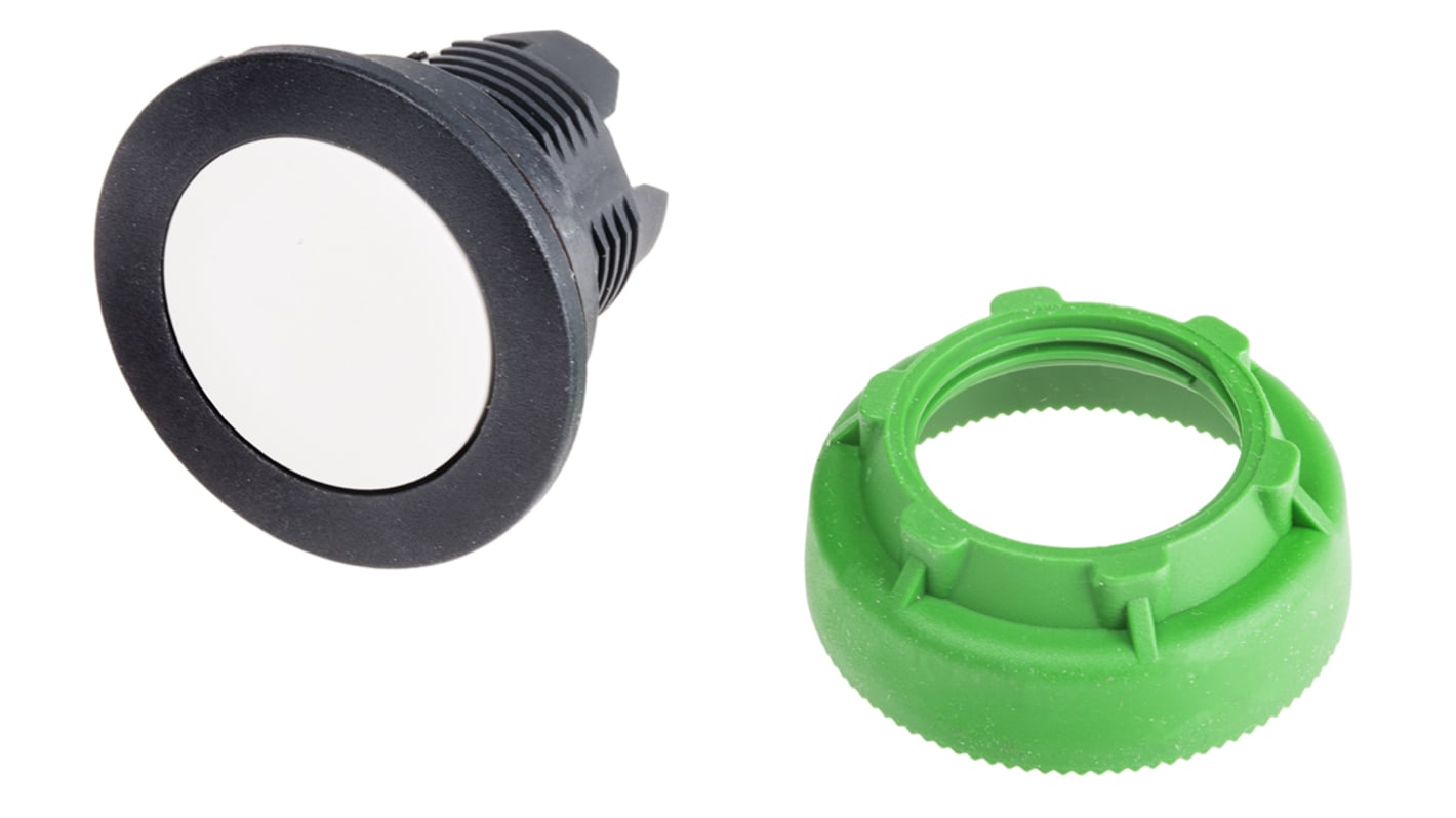 Attuatore pulsante instabile Harmony ZB5 di Schneider Electric, diametro 30 mm, bianco, montaggio a filo, protezione IP66/IP67/IP69K.