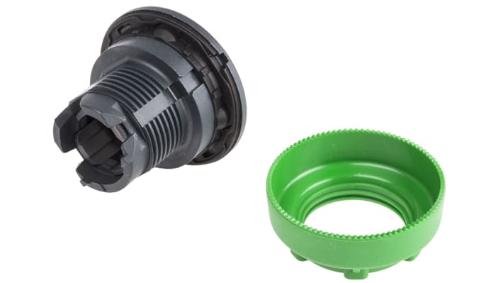Attuatore pulsante instabile Schneider Electric ZB5FW313, testa illuminata, montaggio a filo, diametro 30 mm, protezione IP66/IP67/IP69K.