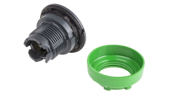 Attuatore pulsante instabile Schneider Electric ZB5FW383, testa gialla illuminata, montaggio a filo, diametro 30 mm, protezione IP66/IP67.