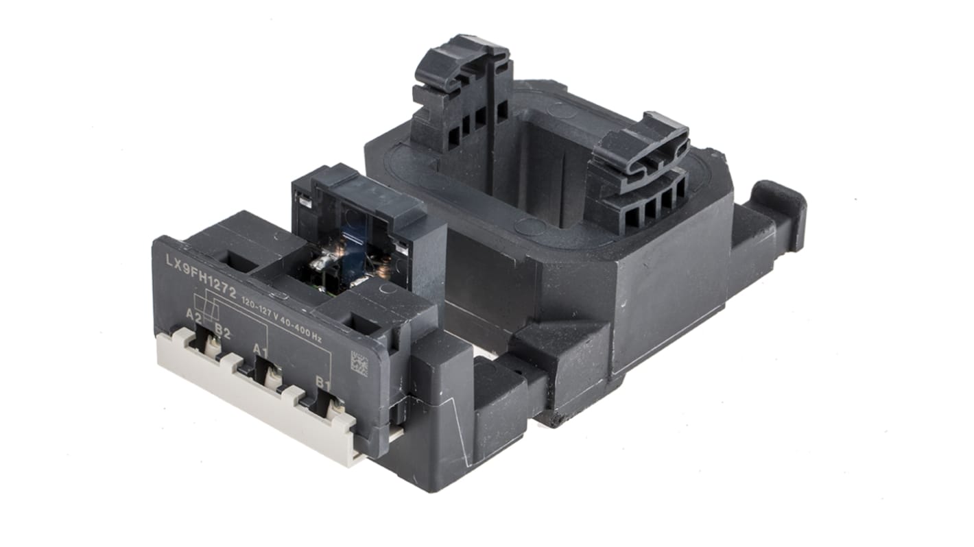 Bobina contattore Schneider Electric LX9FH1272, 127 V c.a., per LC1F265 e LC1F330, a basso consumo energetico.