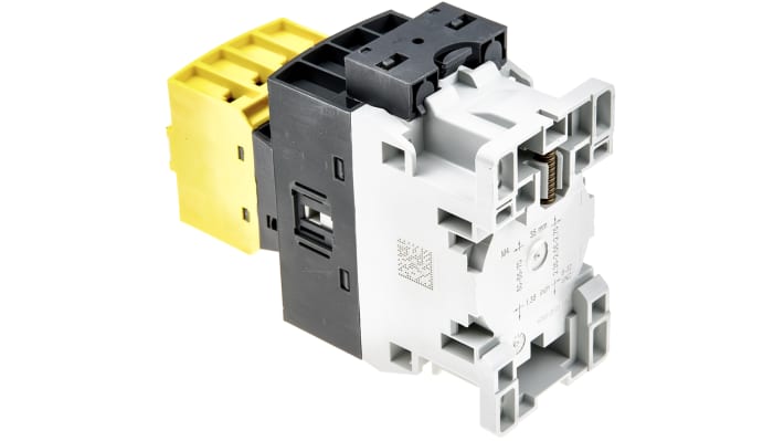 ABB Jokab 1SBL177082R1122 AFS16-30-22-11, contattore di sicurezza 3 poli, 30 A, alloggiamento giallo, dimensioni 45x110.5x80 mm.