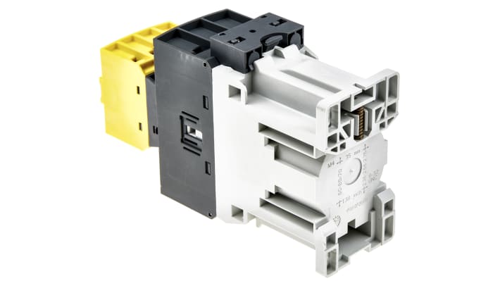 Contattore di sicurezza ABB Jokab AFS 1SBL296082R3022, 3 poli, 50 A, 24 V c.c., dimensioni 45 mm x 119.5 mm x 80 mm.