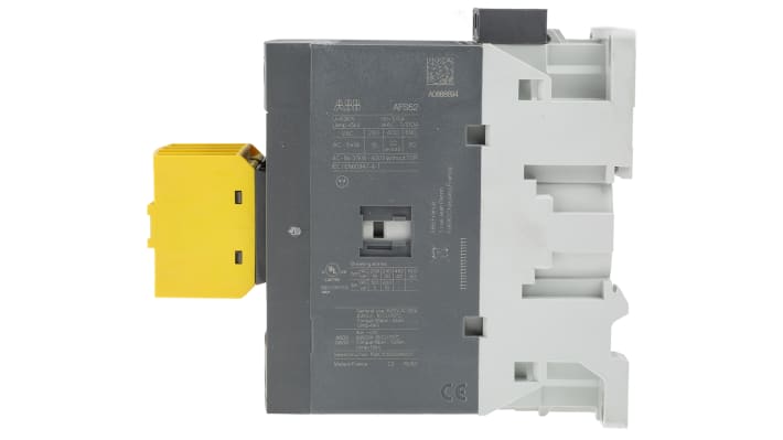 Contattore ABB Jokab 1SBL367082R1322 AFS, 3 poli, 3 NO, 100 A, 600 V AC, dimensioni 144x55x119.5 mm, montaggio a vite.
