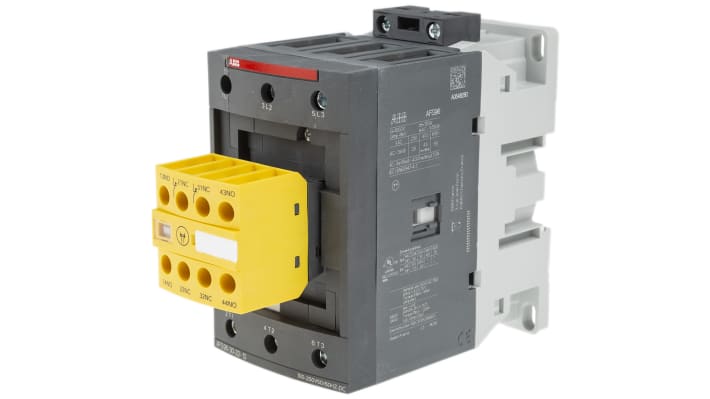 Contattore ABB Jokab 1SBL407082R1322 AFS 3 poli, 3 NO, corrente 130 A, tensione 600 V, dimensioni 149x70x119.5 mm.