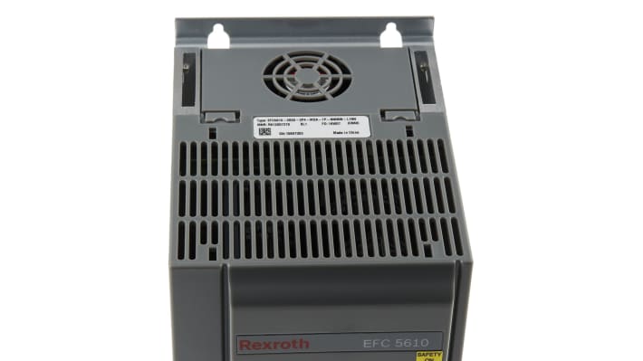 Inverter trifase Bosch Rexroth EFC5610-3K00-3P4-MDA-7P-NNNNN-L1NN, 3 kW, montaggio su guida DIN, dimensioni 120x175x231 mm.