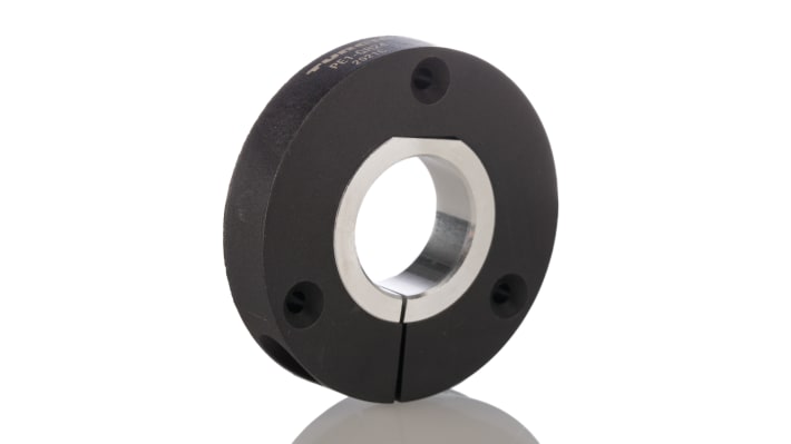 Elemento di posizionamento Turck P1-Ri-QR24 per encoder induttivo, con staffa in metallo/plastica, compatibile con vari diametri di albero.