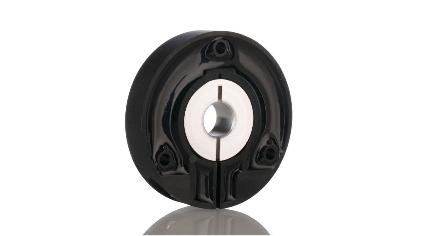 Elemento di posizionamento Turck P4-Ri-QR24 per encoder induttivi, compatibile con alberi di 10 mm, per applicazioni industriali.