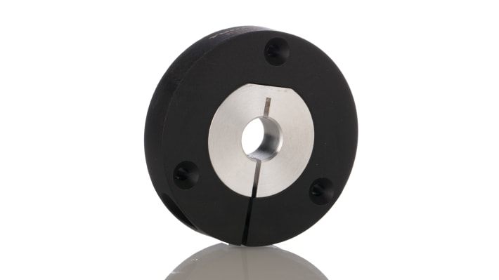 Elemento di posizionamento Turck P4-Ri-QR24 per encoder induttivi, compatibile con alberi di 10 mm, per applicazioni industriali.