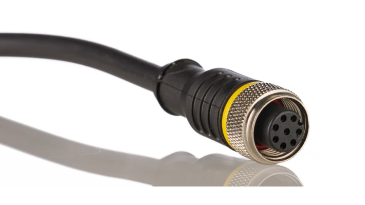 Modulo di programmazione Turck TX2-Q20L60 per encoder induttivi, con DIP switch per intervalli di misurazione personalizzabili.