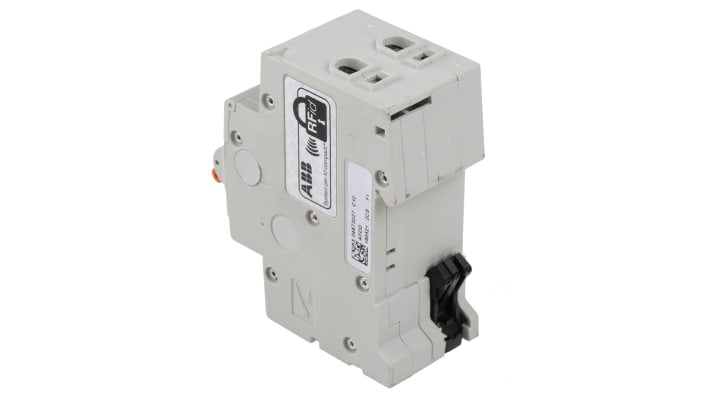 Interruttore magnetotermico ABB S-ARC1 C10, 1P+N, 10 A, montaggio su guida DIN, dimensioni 85x35x69 mm, LED per risoluzione problemi.
