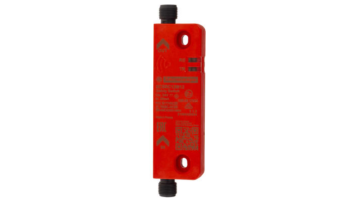 Interruttore di sicurezza RFID Telemecanique Sensors XCSRC12M12, 24V cc, M12. 2 contatti NO, protezione IP67 per automazione industriale.