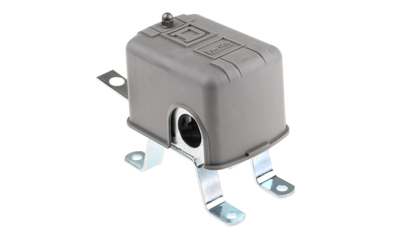 Interruttore a galleggiante Telemecanique Sensors 9036DG2R in polipropilene, montaggio su supporto, 2 contatti NO DPST, tensione max 230 V.