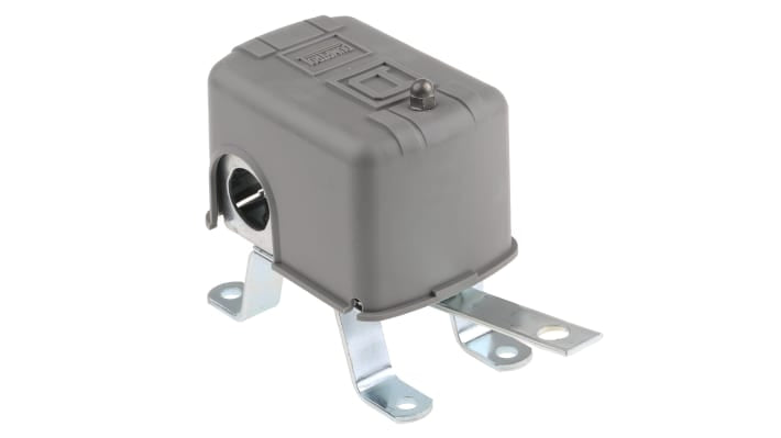 Interruttore a galleggiante Telemecanique Sensors 9036DG2R in polipropilene, montaggio su supporto, 2 contatti NO DPST, tensione max 230 V.