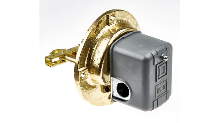 Interruttore a galleggiante Telemecanique Sensors 9037EG9 in polipropilene, montaggio su flangia, 2 NC DPST, tensione massima 230 V.