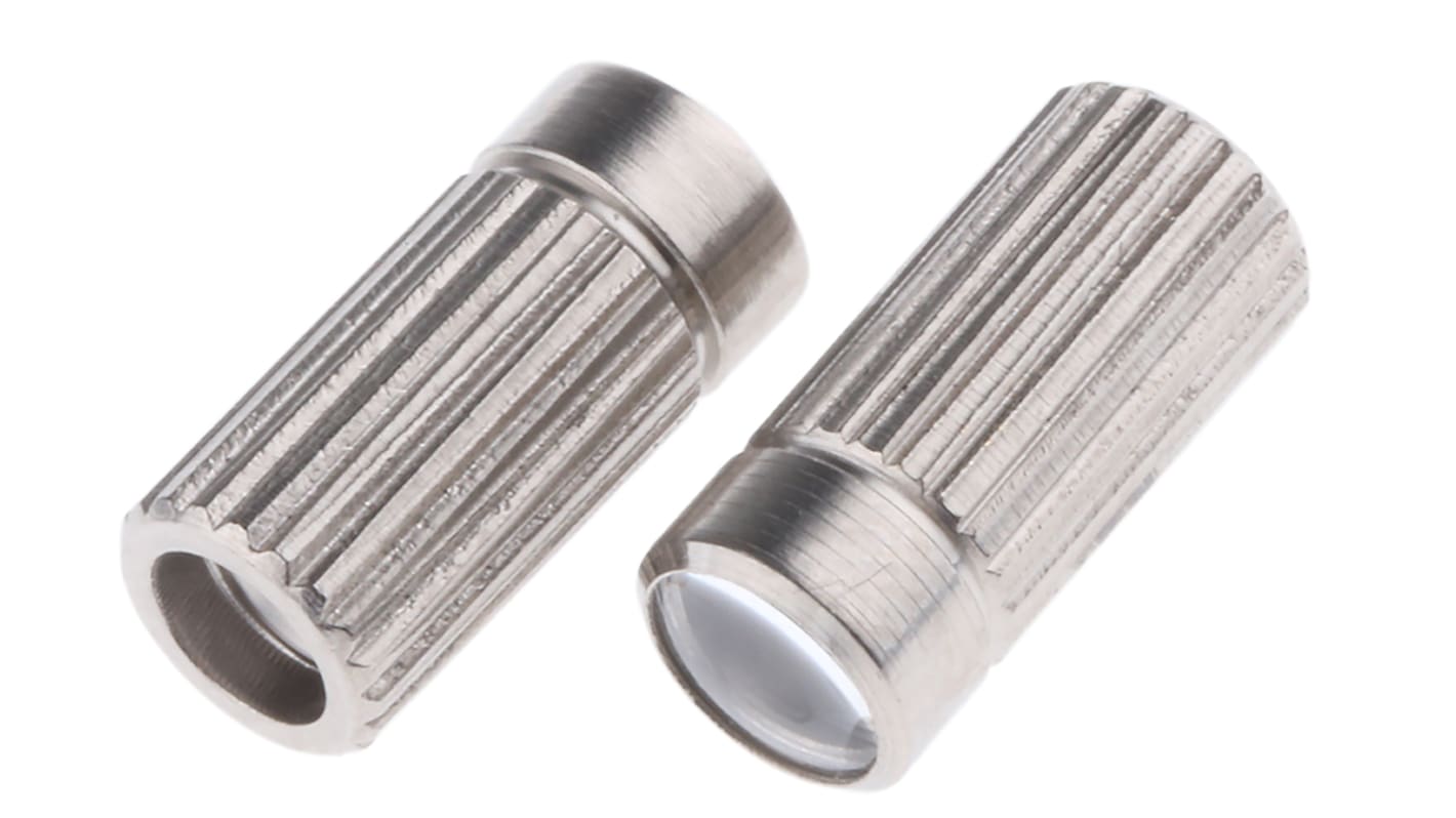 Obiettivo Omron E39 F1 per sensori in fibra ottica, rilevamento laterale di oggetti opachi fino a 0,1 mm e riflettenti fino a 0,03 mm.