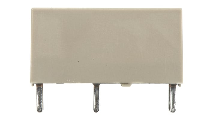 Relè di potenza Panasonic DSP2A-DC24V DPST, montaggio su PCB, dimensioni 10 x 20,2 x 11 mm, corrente 5A, isolamento 3kV.