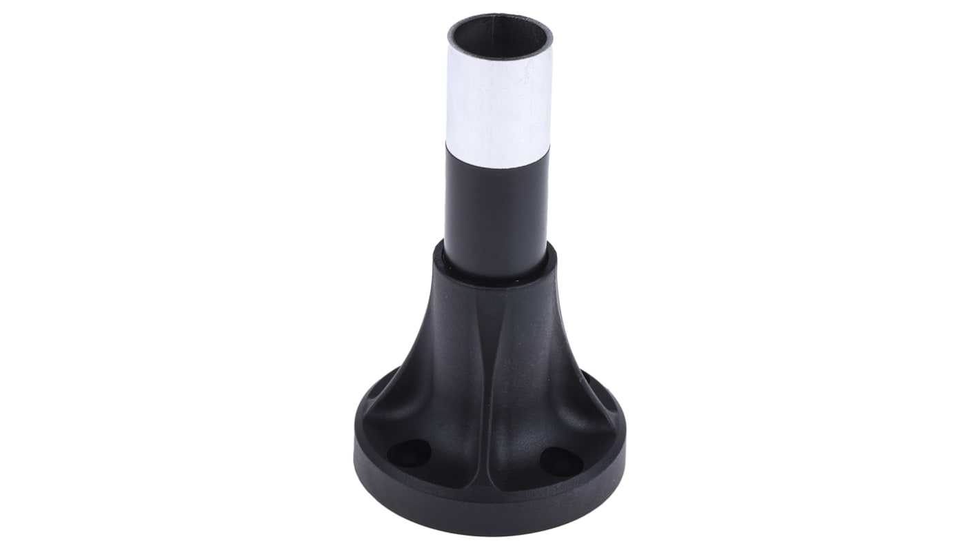 Base di montaggio Schneider Electric XVBZ02 per segnalatori luminosi Ø 70 mm. Ideale per torrette luminose Harmony XVB, con fissaggio nero.