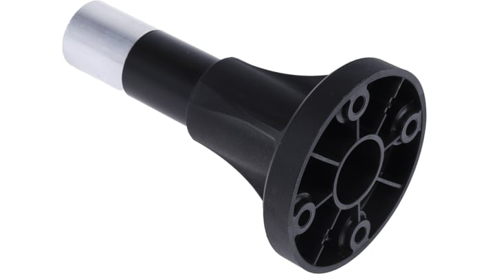 Base di montaggio Schneider Electric XVBZ02 per segnalatori luminosi Ø 70 mm. Ideale per torrette luminose Harmony XVB, con fissaggio nero.