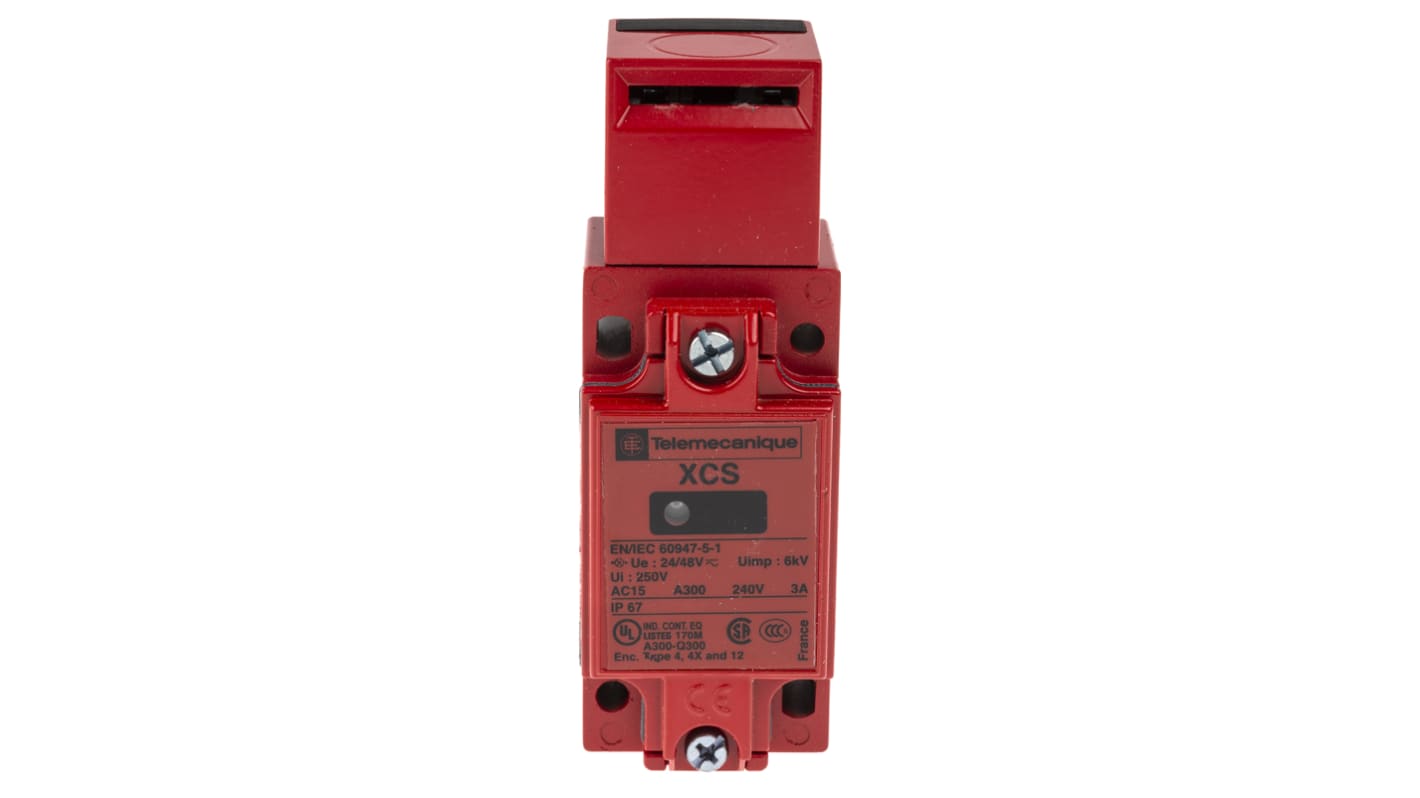Interruttore di sicurezza Telemecanique Sensors XCSA712, 2NC/1NA, IP67, metallo, M20, -25 a 70 °C, 40x44x114 mm, 0,44 kg.