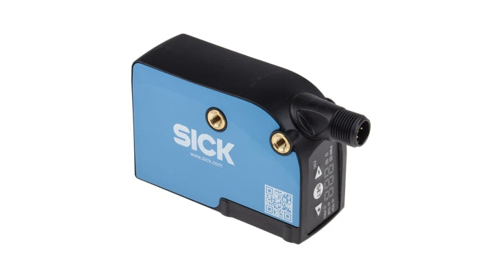 Sensore di contrasto Sick KTX-WP91141252ZZZZZZZZZZZZZZZ1 RGB, montaggio a pannello, rilevamento fino a 13 mm, IP67.
