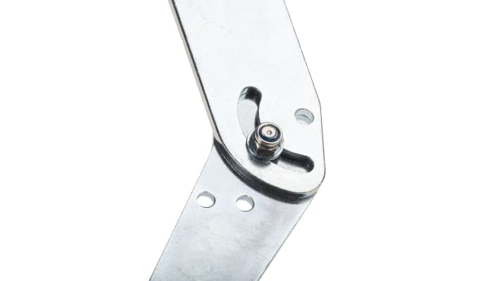 Staffa di montaggio Sick BEF-WN-MULTI2 in acciaio zincato, compatibile con sensori fotoelettrici W16 e W26.