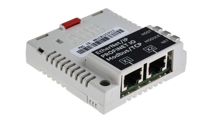 ABB FENA-21, adattatore Ethernet a doppia porta per montaggio a pannello, supporta Modbus e PROFINET, 10/100 Mbps.