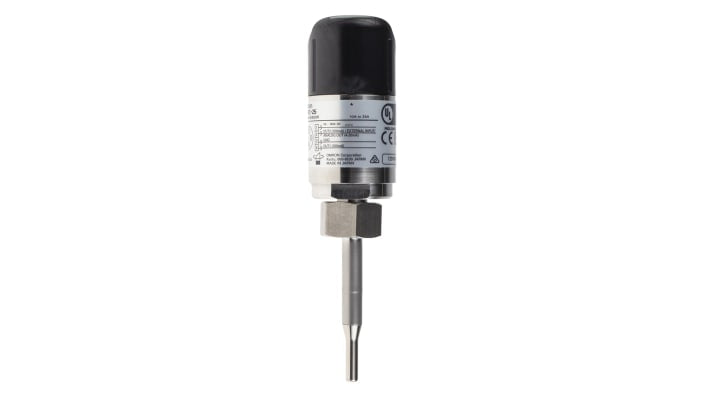 Sensore di flusso liquidi Omron E8FC-25, portata 0,6-14 L/min, alimentazione 15-30 V c.c., connettore M12.
