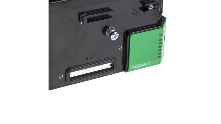 Servocomando Schneider Electric LXM32IECT, 3 fasi, 480 V, 7,2 A, interfaccia Modbus, dimensioni 48x237x270 mm.