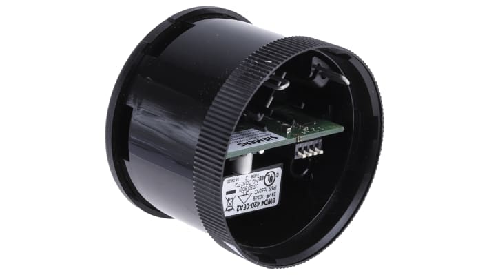 Sirena Siemens 8WD4420-0EA2, 24 V, volume 102 dB, IP65, installazione a baionetta, altezza 70 mm, diametro 54 mm.