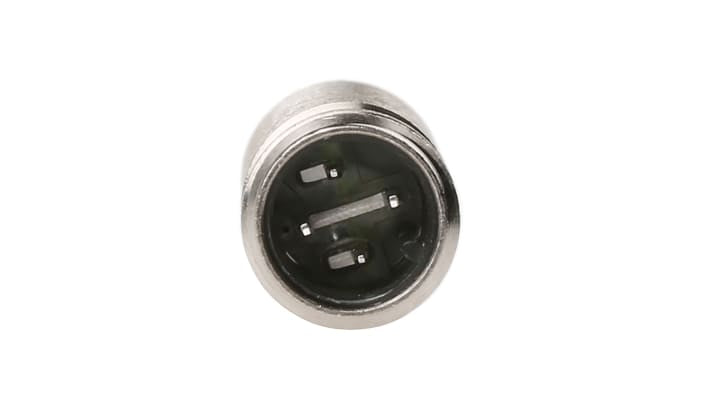 Baumer IFRM 12P1701/S14L, sensore di prossimità cilindrico PNP, corpo in ottone, connettore M12, gamma di rilevamento 4 mm.