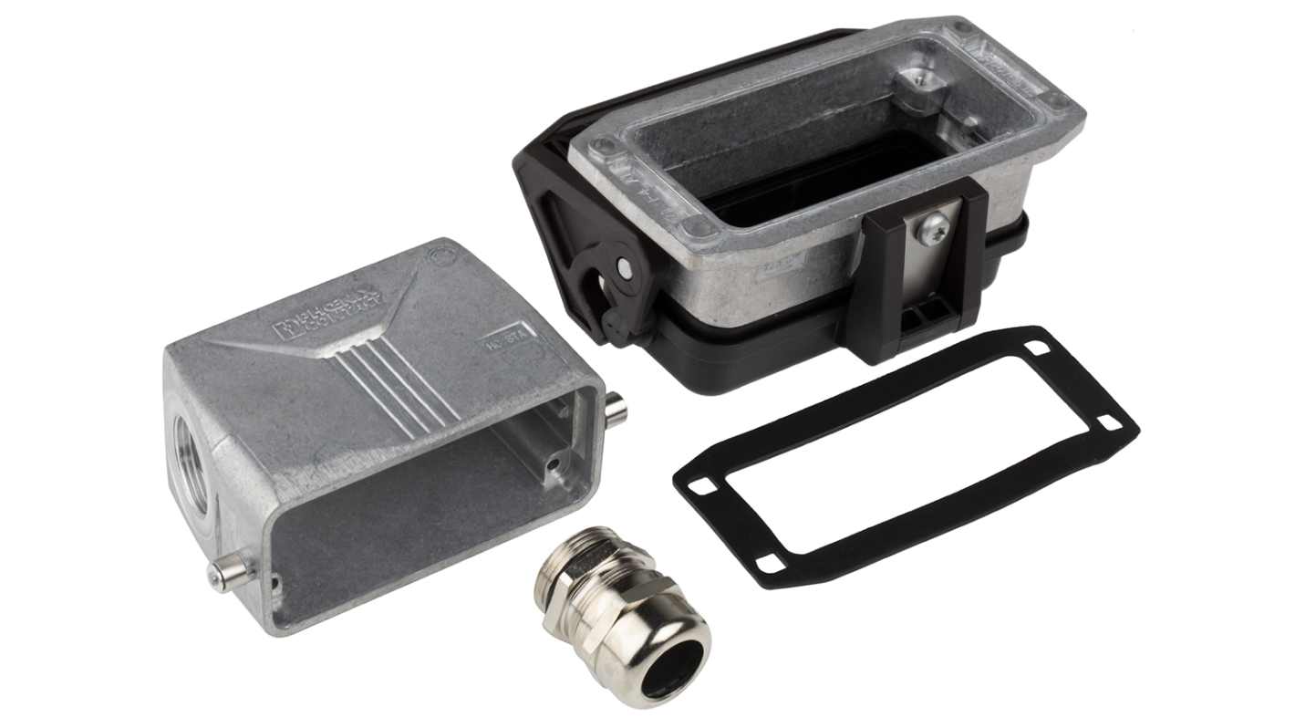 Phoenix Contact, kit di connettori alimentazione 16 pin, femmina e maschio, montaggio a vite, IP66/IP67, 16A, 500V.