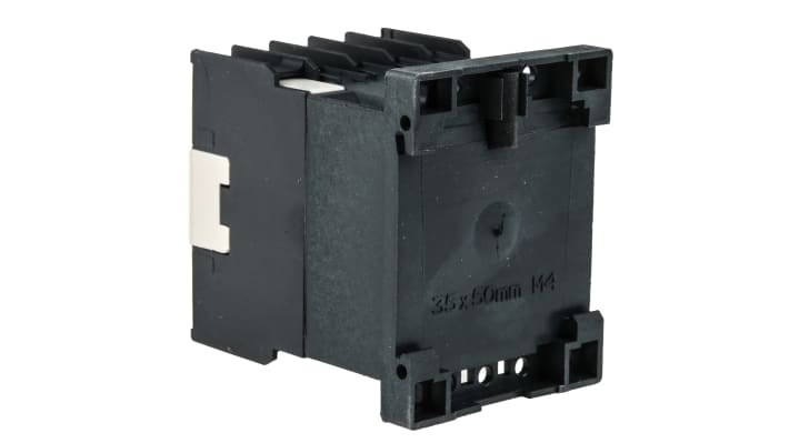 Contattore Schneider Electric LC1K0910M7 3 poli 9A 4kW 220V c.a. per carichi trifase. Montaggio su guida DIN, ideale per motori, ascensori e fornelli.