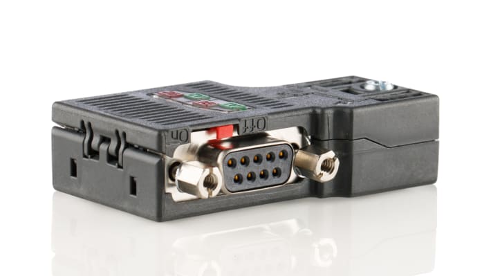 Connettore maschio Siemens 6ES7972-0BB52-0XA0 per cavo bus PROFIBUS, 12Mbit/s, resistente e sicuro.