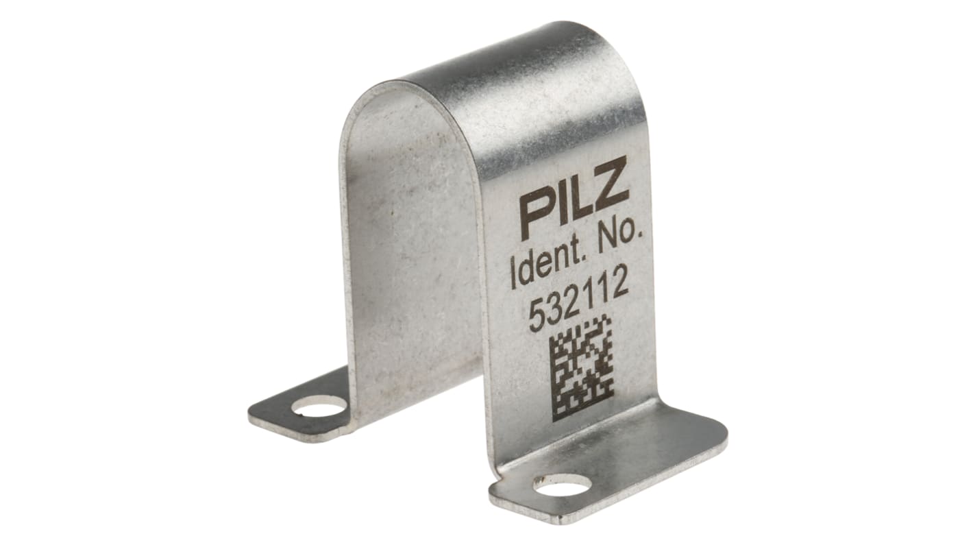 Staffa di montaggio Pilz 532112 per interruttori di sicurezza, compatibile con PSENcode CS1/2 e CS5/6 M12, realizzata in acciaio inox, dotata di LED e cavo di 5 m o 10 m.