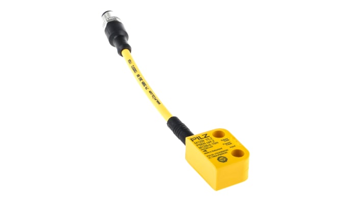 Interruttore di sicurezza senza contatto Pilz 541209, tecnologia transponder, grado di protezione IP67, dimensioni 26.4mm x 37mm x 19mm.