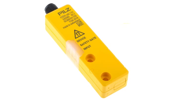 Interruttore di sicurezza Pilz 542013, senza contatto, tecnologia transponder, protezione IP66/IP67, dimensioni 26.4mm x 101.6mm x 19mm.