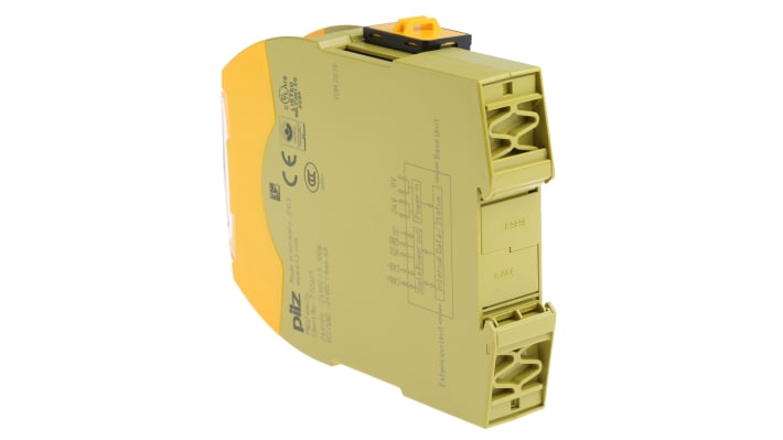 Pilz 772021, controller di sicurezza PNOZ mml2p, 2 I/O, 24 V c.c., dimensioni 98 x 22,5 x 120 mm, grado di protezione IP20/IP54.