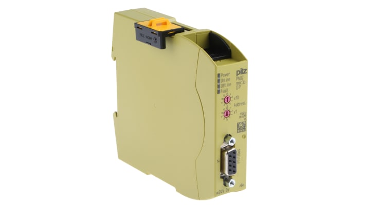 Controller di sicurezza Pilz 772032 PNOZ mmc3p, 48 I/O, 24 V c.c., IP20/IP54, dimensioni 100 x 22,5 x 115 mm, espansione disponibile.