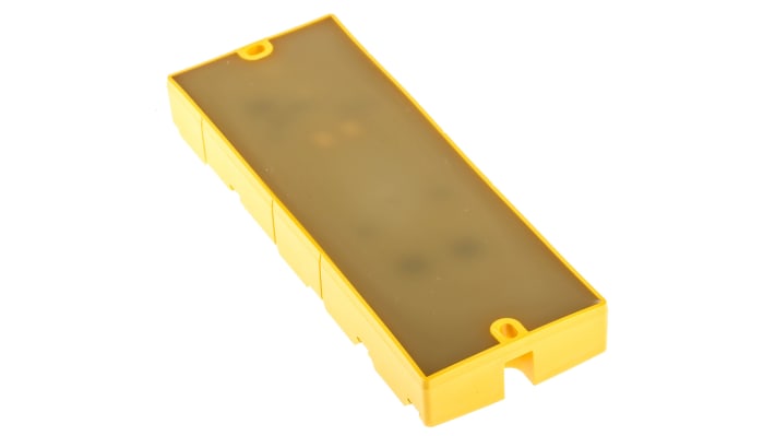 Controller di sicurezza Pilz 773601 PDP67 F, 8 ingressi/uscite, IP67, 24 V c.c., dimensioni 60 x 29,6 x 162 mm.