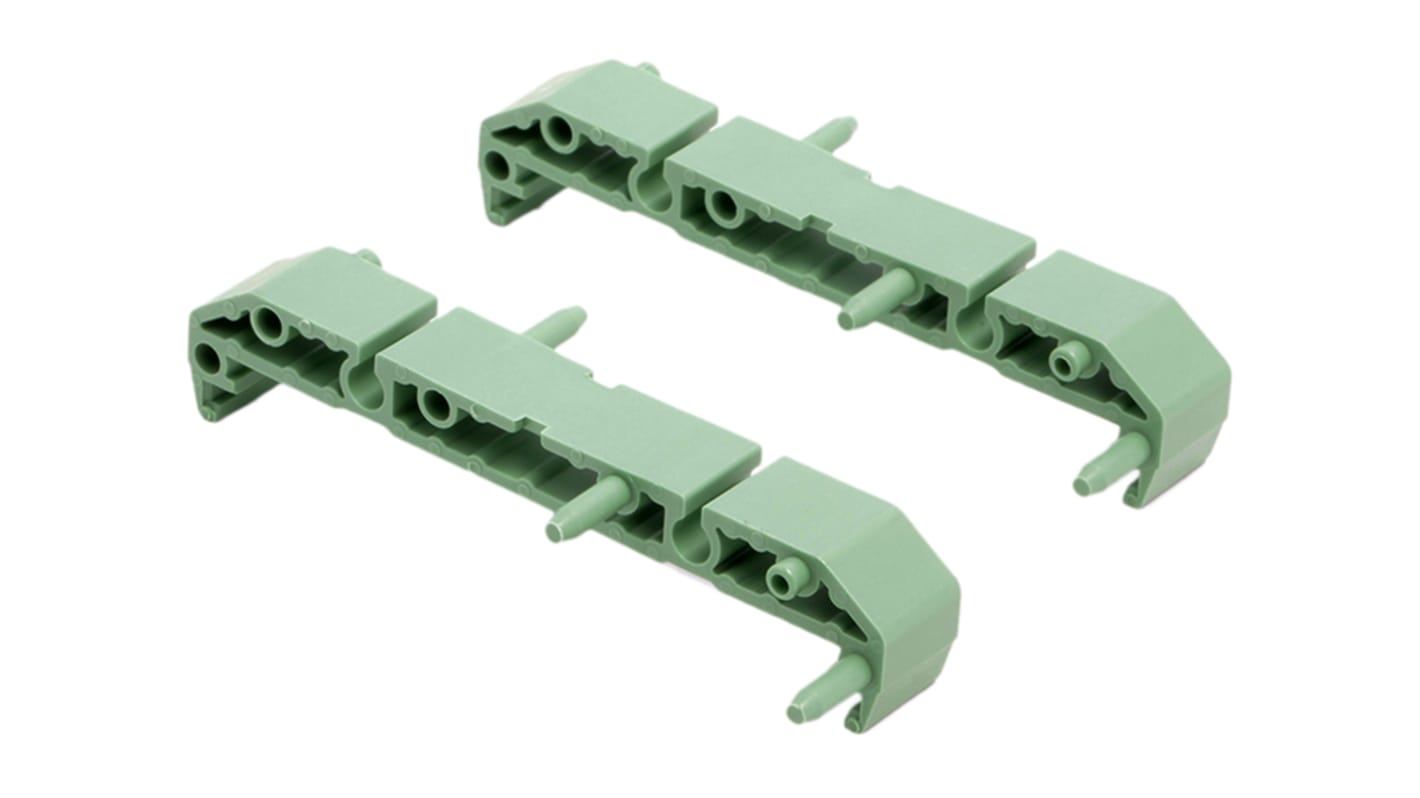 Base scheda elettronica Phoenix Contact UMK-BE 11.25 (2971535): modulo compatto per supporto PCB su guida DIN, resistente e versatile.