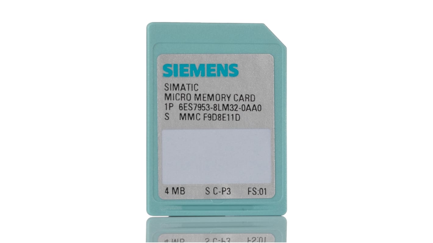 Scheda Micro SD Siemens 6ES7953-8LM32-0AA0 per PLC SIMATIC S7, 4 MB Flash-EPROM. Sicurezza e affidabilità per la memorizzazione dati critici.