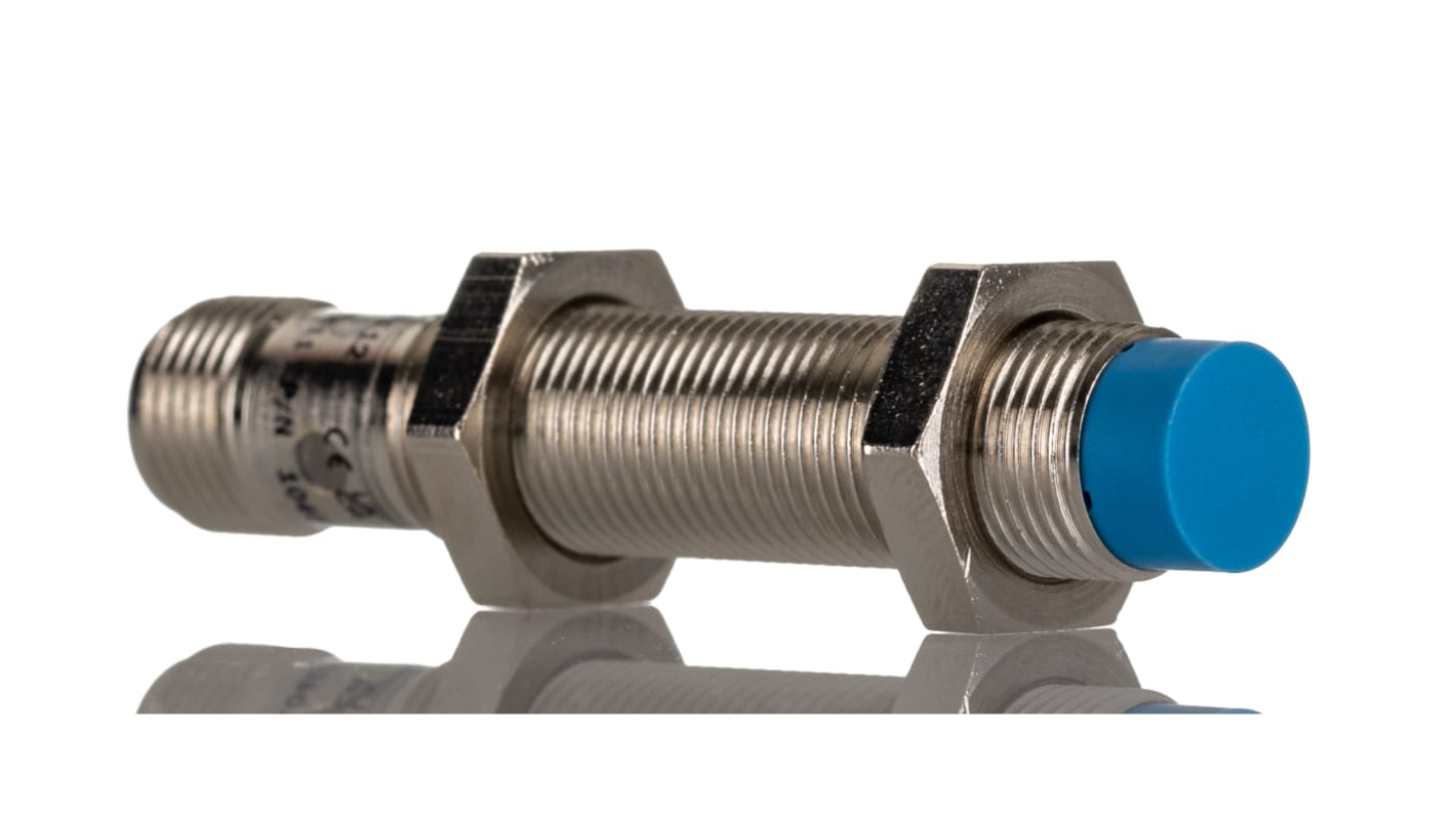 Sensore di prossimità cilindrico Sick IME12-04NPOZC0S, PNP, M12, rilevamento 4 mm, IP67, alimentazione 10-30 V.