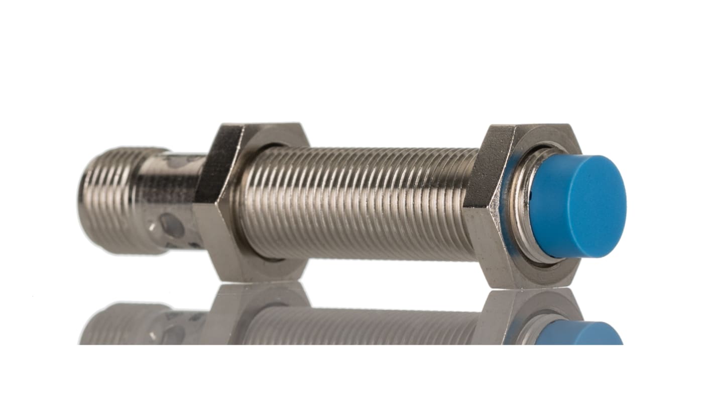 Sensore di prossimità cilindrico Sick IME12-08NPOZC0S, PNP, 8 mm, IP67, M12, 10-30 V, 200 mA, -25/+75 °C.