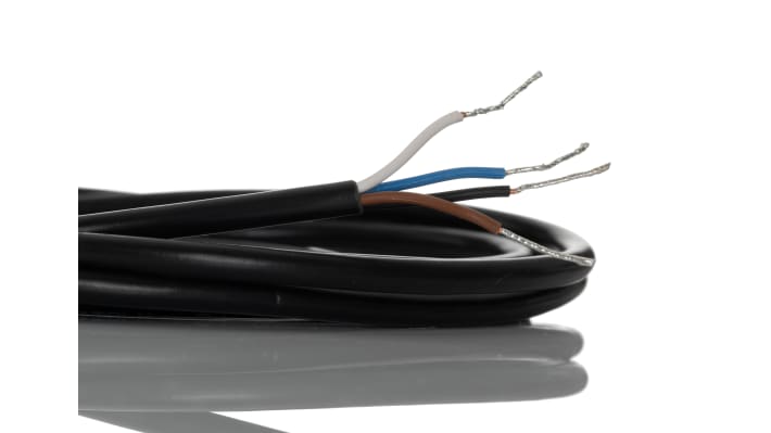 Sensore fotoelettrico cilindrico Sick VTF18-4N1612, rilevamento 3-100 mm, uscita NPN, IP67, temperatura -25°C/+70°C.