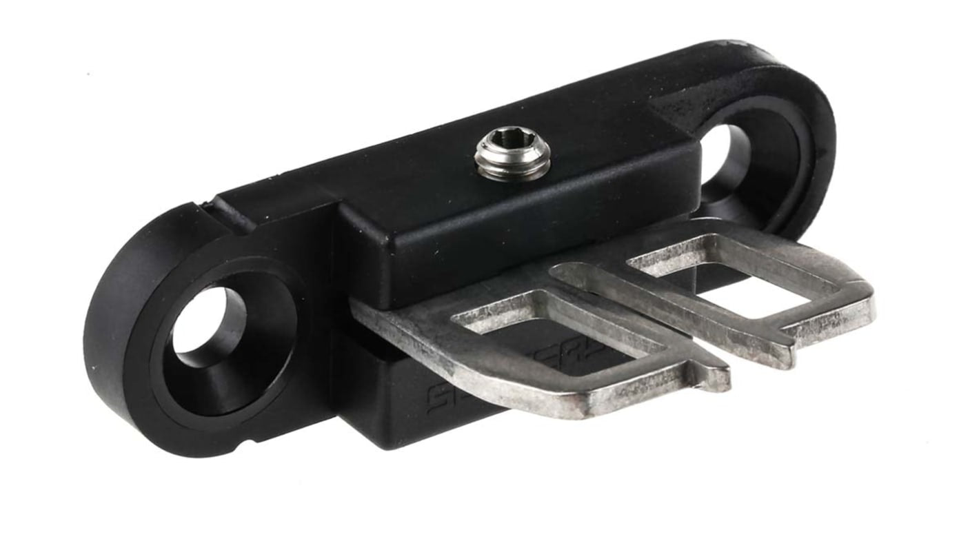 Attuatore Schmersal AZ 15/16-B3 per interruttore di sicurezza, angolato e flessibile, raggio minimo 32mm, installazione semplice.