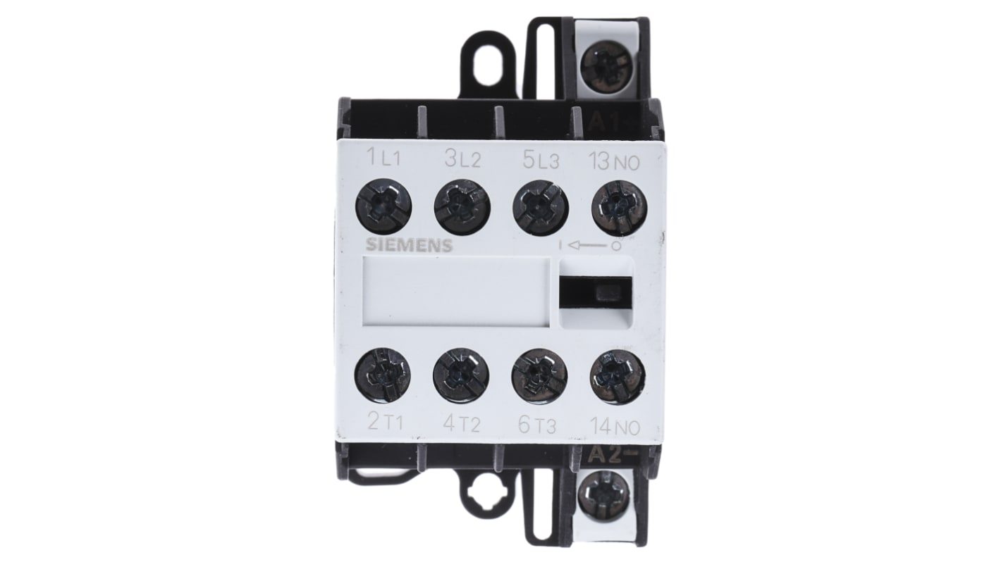 Contattore Siemens 3TG1 4 poli 4NO 4A 4kW 230V CA - Serie SIRIUS Innovation - 3TG1010-0AL2 per reti ad alta corrente e controllo di apparecchiature industriali.