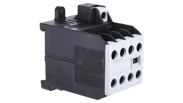 Contattore Siemens 3TG1 4 poli 4NO 4A 4kW 230V CA - Serie SIRIUS Innovation - 3TG1010-0AL2 per reti ad alta corrente e controllo di apparecchiature industriali.