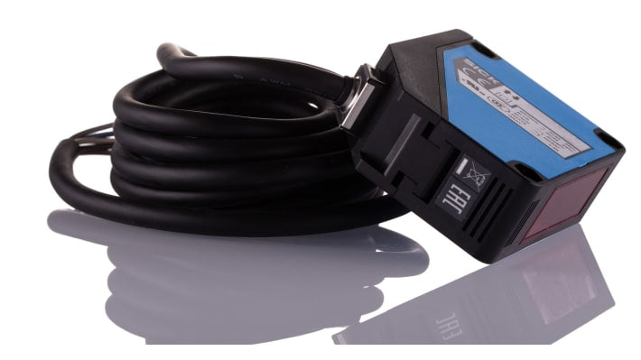 Sensore fotoelettrico rettangolare Sick WTE280-2R1531, rilevamento da 10 mm a 2 m, uscita relè, grado di protezione IP66/IP67.