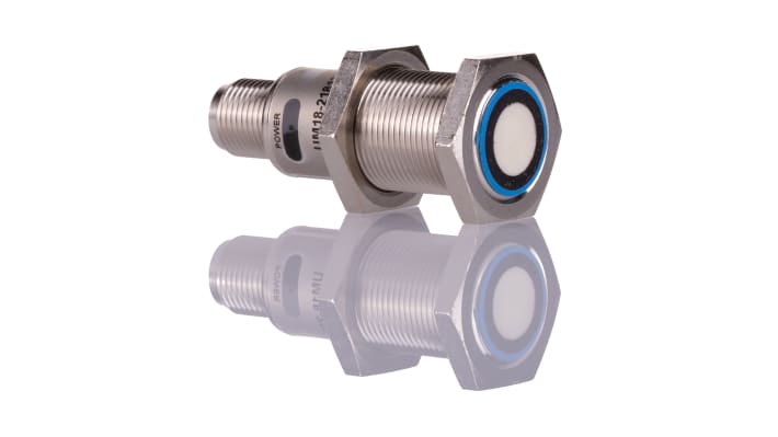 Sensore di prossimità cilindrico Sick UM18-21812A211, tecnologia PNP/NPN, gamma 120-1000 mm, IP65/IP67, dimensioni 52.7x18x18 mm.