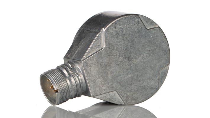 Encoder assoluto Sick AFS60B-S4AA008192, 8192 impulsi/giro, IP65, montaggio a faccia, dimensioni 60x60x40,1 mm.